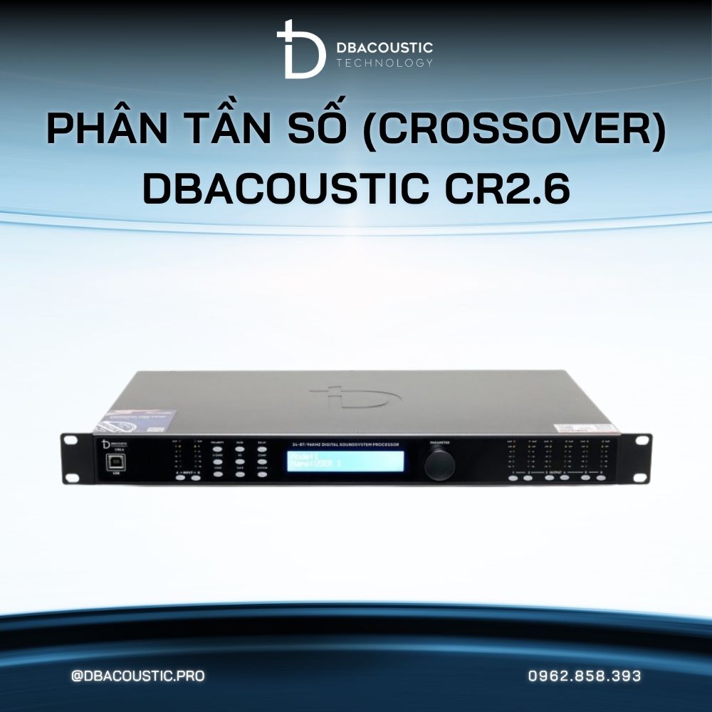 Phân tần số (crossover) DBACOUSTIC CR2.6 - Ảnh 5