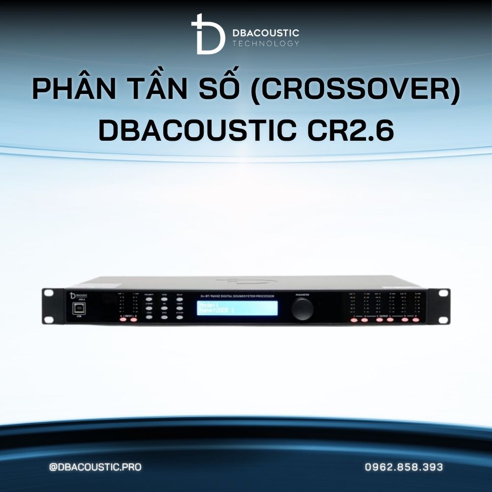 Phân tần số (crossover) DBACOUSTIC CR2.6 - Ảnh 6