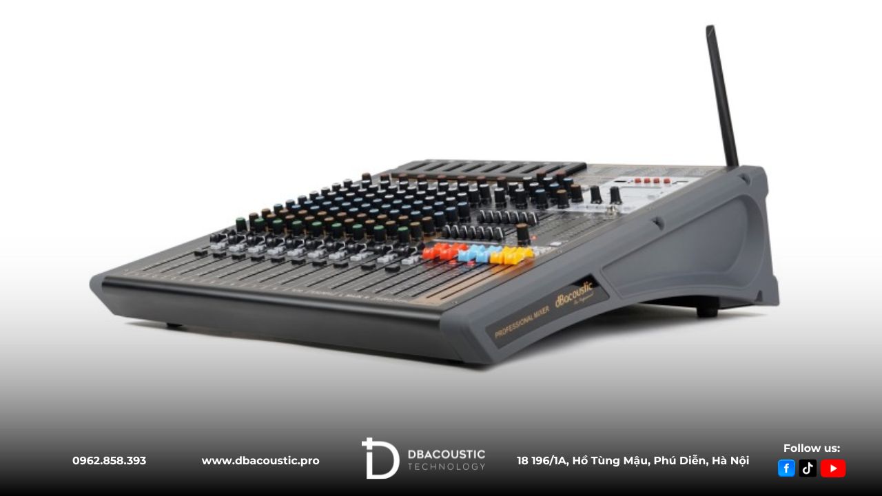 MFX12 trang bị DSP xử lý 48-bit chất lượng cao