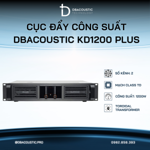 Cục đẩy công suất DBACOUSTIC KD1200 Plus