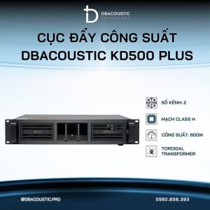Cục đẩy công suất DBACOUSTIC KD500 Plus