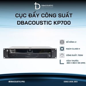 Cục đẩy công suất DBACOUSTIC KP700