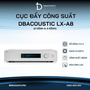 Cục đẩy công suất DBACOUSTIC LX-A8