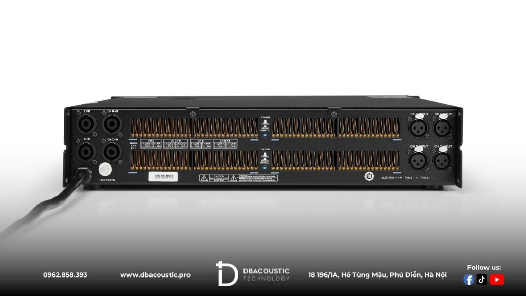 DBAcoustic PA4.8 có hệ thống kết nối ấn tượng