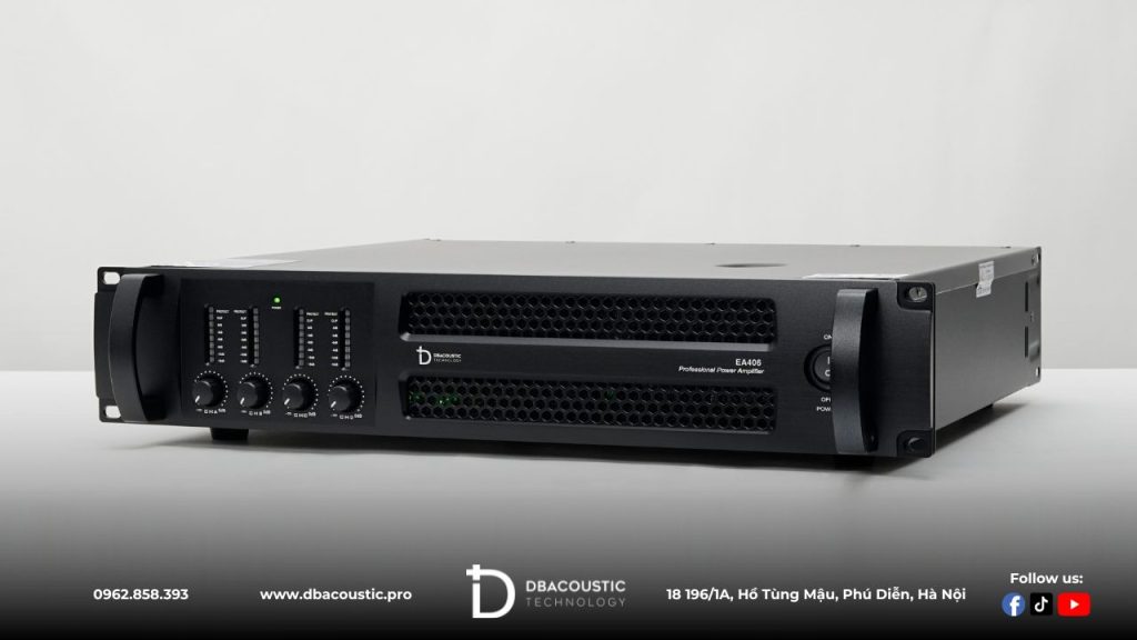 EA406 được bố trí hệ thống nút vặn linh hoạt mặt trước