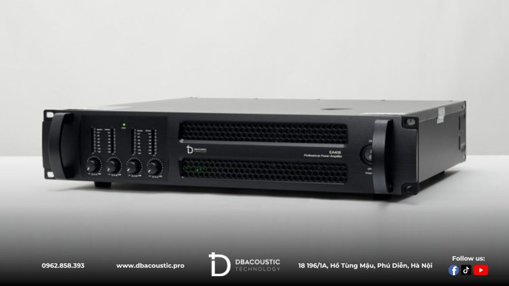 DBAcoustic EA408 sở hữu ngoại hình mạnh mẽ, cứng cáp