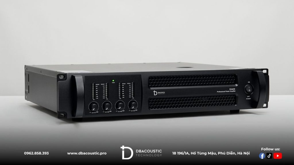 EA408 sở hữu công suất ấn tượng lên đến 800W/CH