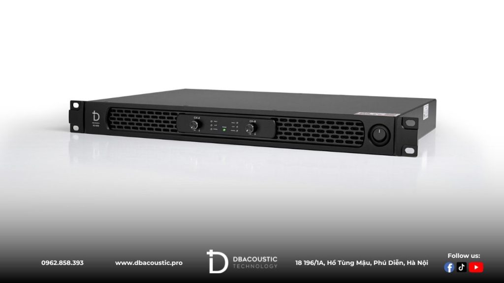 DBAcoustic H2-600 có công suất ấn tượng với 600W/CH
