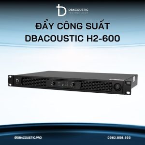 Alternative view of Cục đẩy công suất 1U DBACOUSTIC H2-600