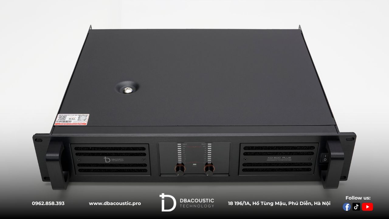 KD500 Plus có thể đáp ứng cả loa full-range và subwoofer.