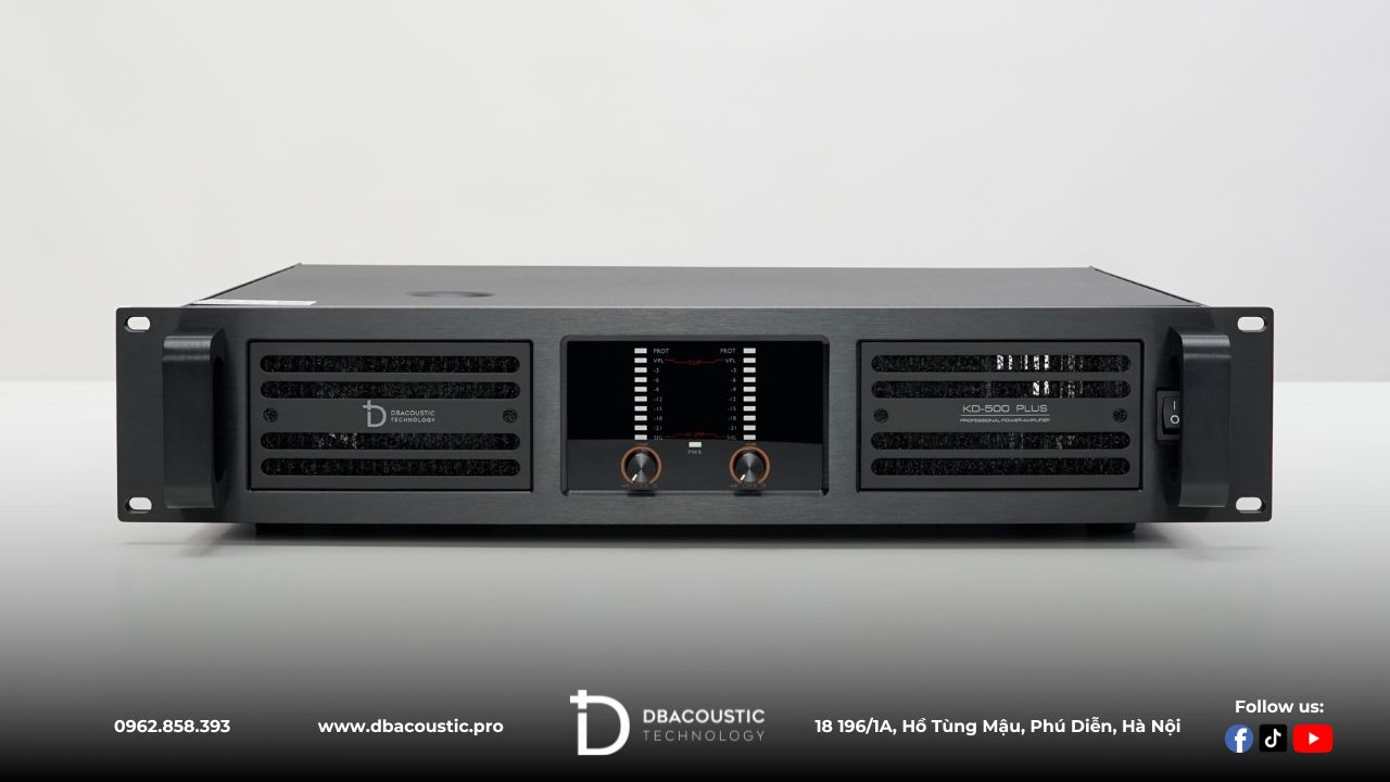 Cục đẩy công suất DBAcoustic KD500 Plus là đẩy chuyên dụng