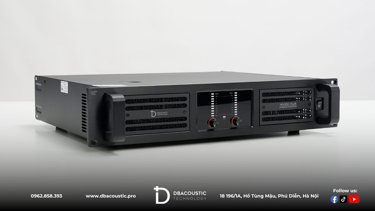 Đẩy công suất DBAcoustic KD500 sở hữu công suất 400W/CH