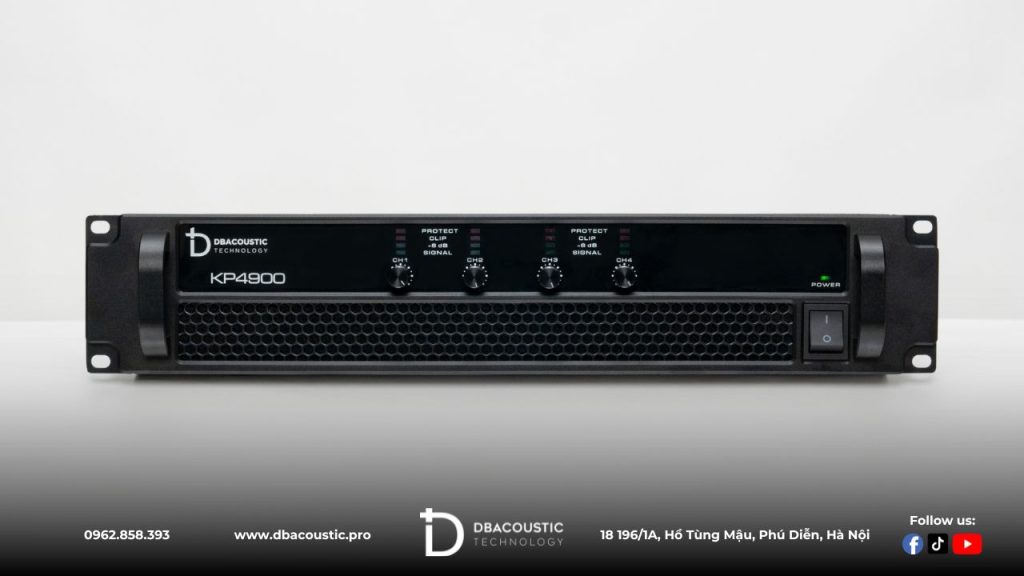 DBAcoustic KP4900 sở hữu kiểu dáng nhỏ gọn, ấn tượng.