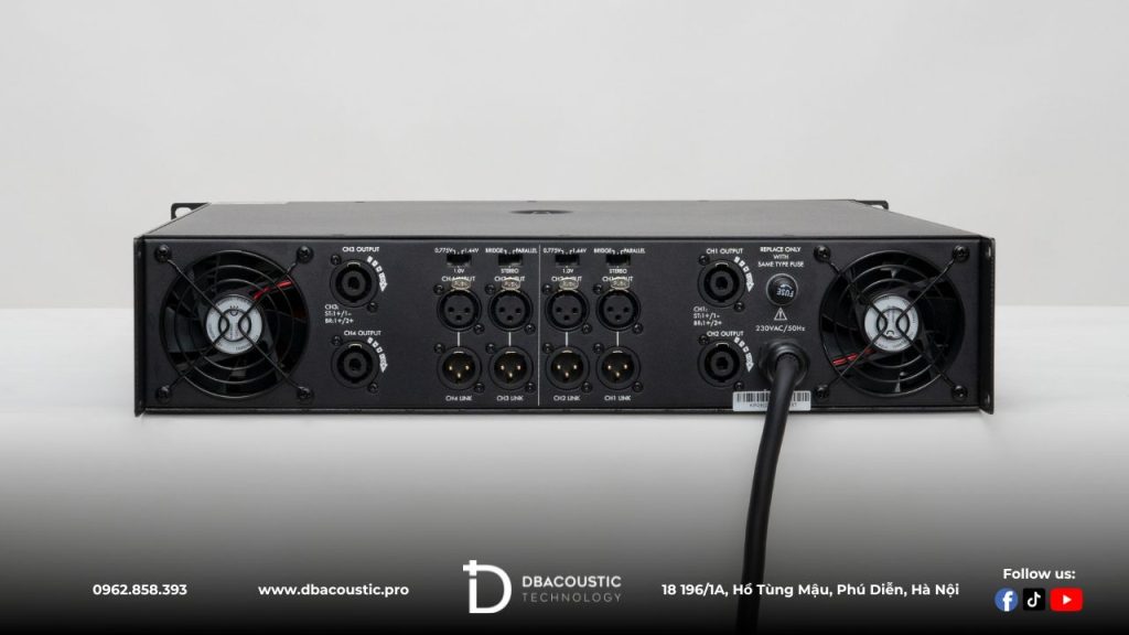 Hệ thống cổng kết nối đa dạng của DBAcoustic KP4900