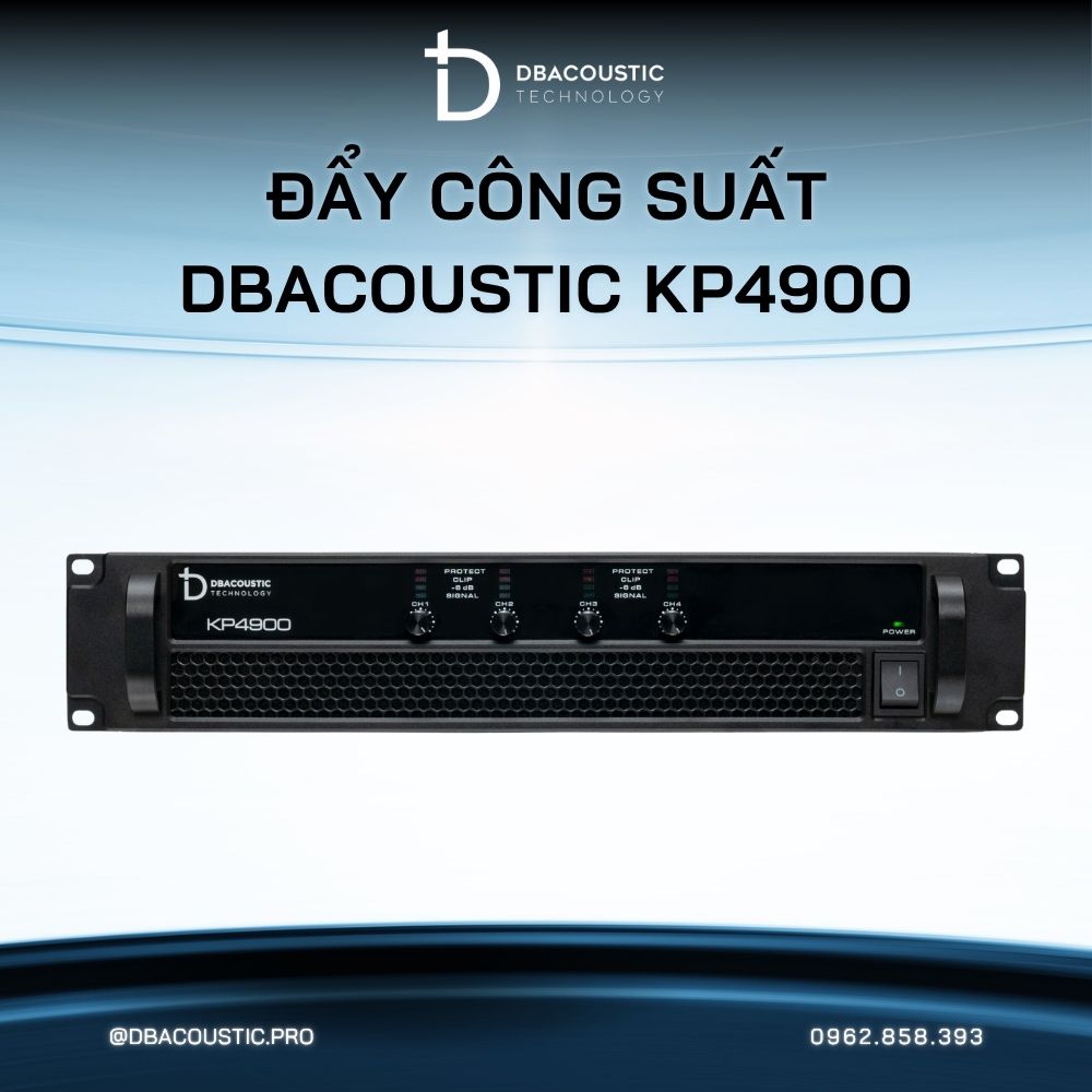 Cục đẩy công suất DBACOUSTIC KP4900 - Ảnh 5