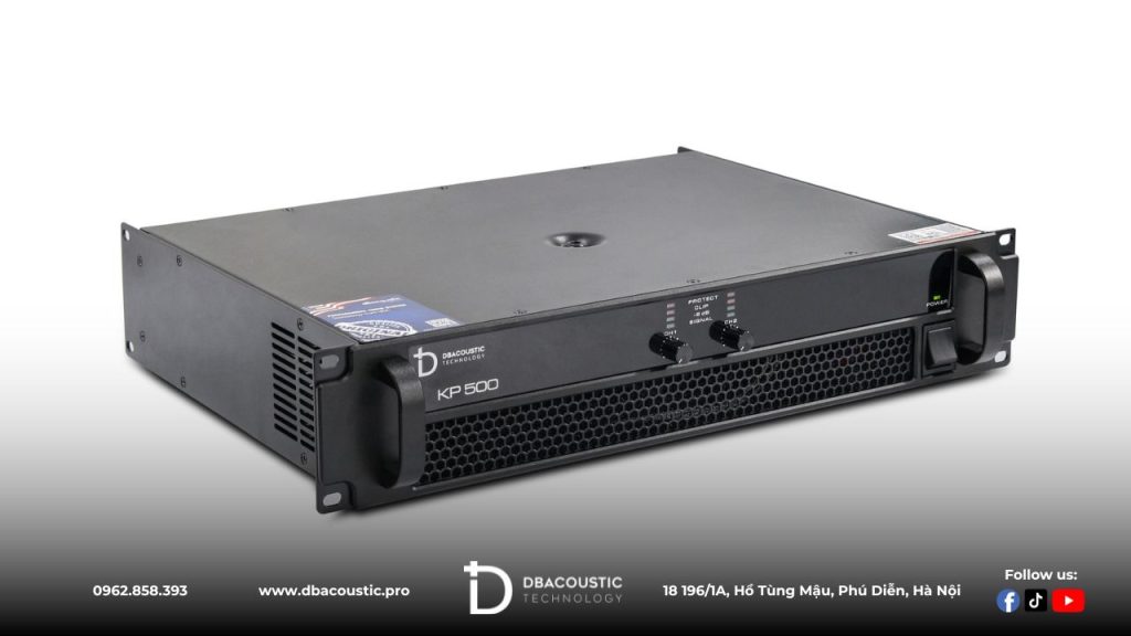 Đẩy công suất DBAcoustic KP500 có kết cấu nhỏ gọn