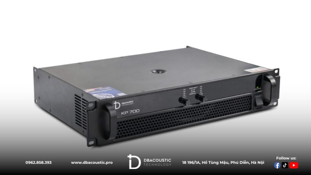 Đẩy công suất DBAcoustic KP700 sở hữu công suất ấn tượng