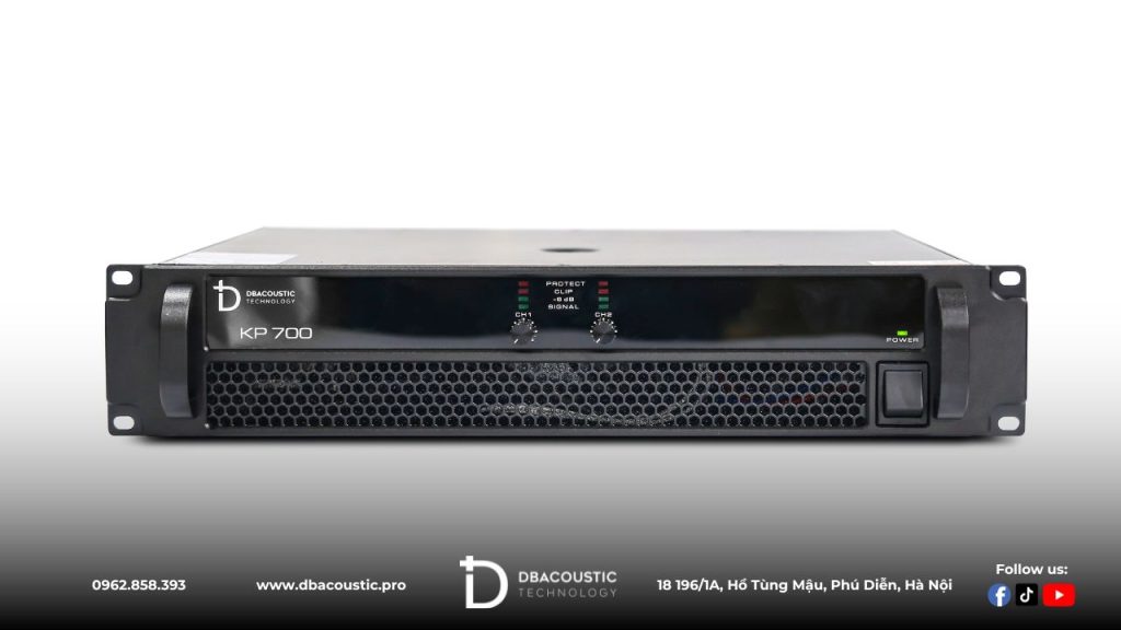 KP700 sử dụng mạch Class H cho khả năng khuếch đại âm thanh ấn tượng.