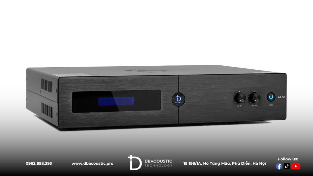 Đẩy công suất DBAcoustic LX-A3 sở hữu công suất ấn tượng.