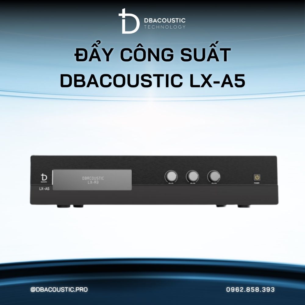 Cục đẩy công suất DBACOUSTIC LX-A5 - Ảnh 2