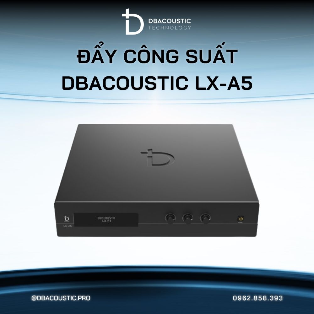 Cục đẩy công suất DBACOUSTIC LX-A5 - Ảnh 3