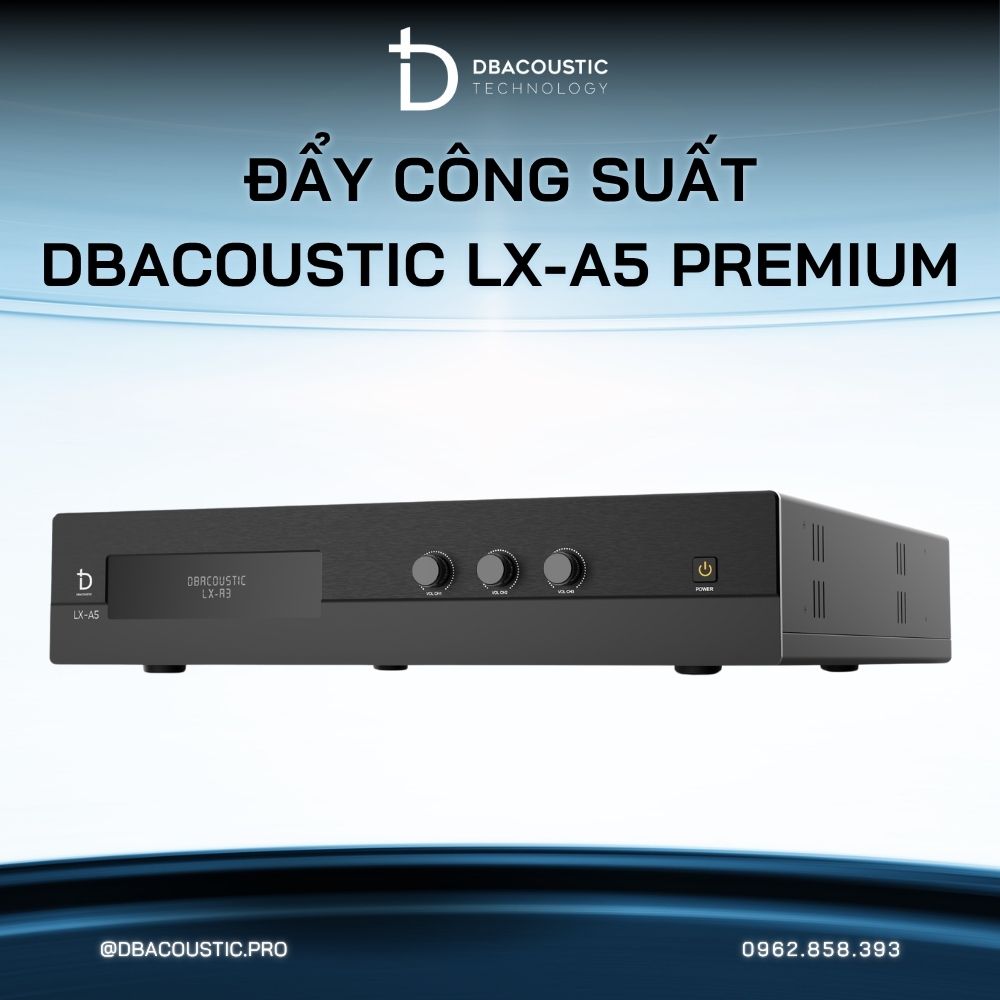 Cục đẩy công suất DBACOUSTIC LX-A5 Premium - Ảnh 4