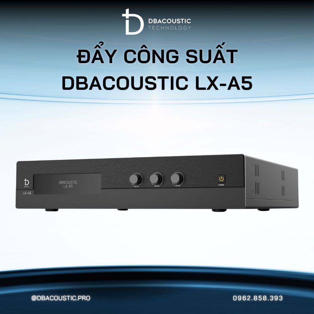 Cục đẩy công suất DBACOUSTIC LX-A5 - Ảnh 4