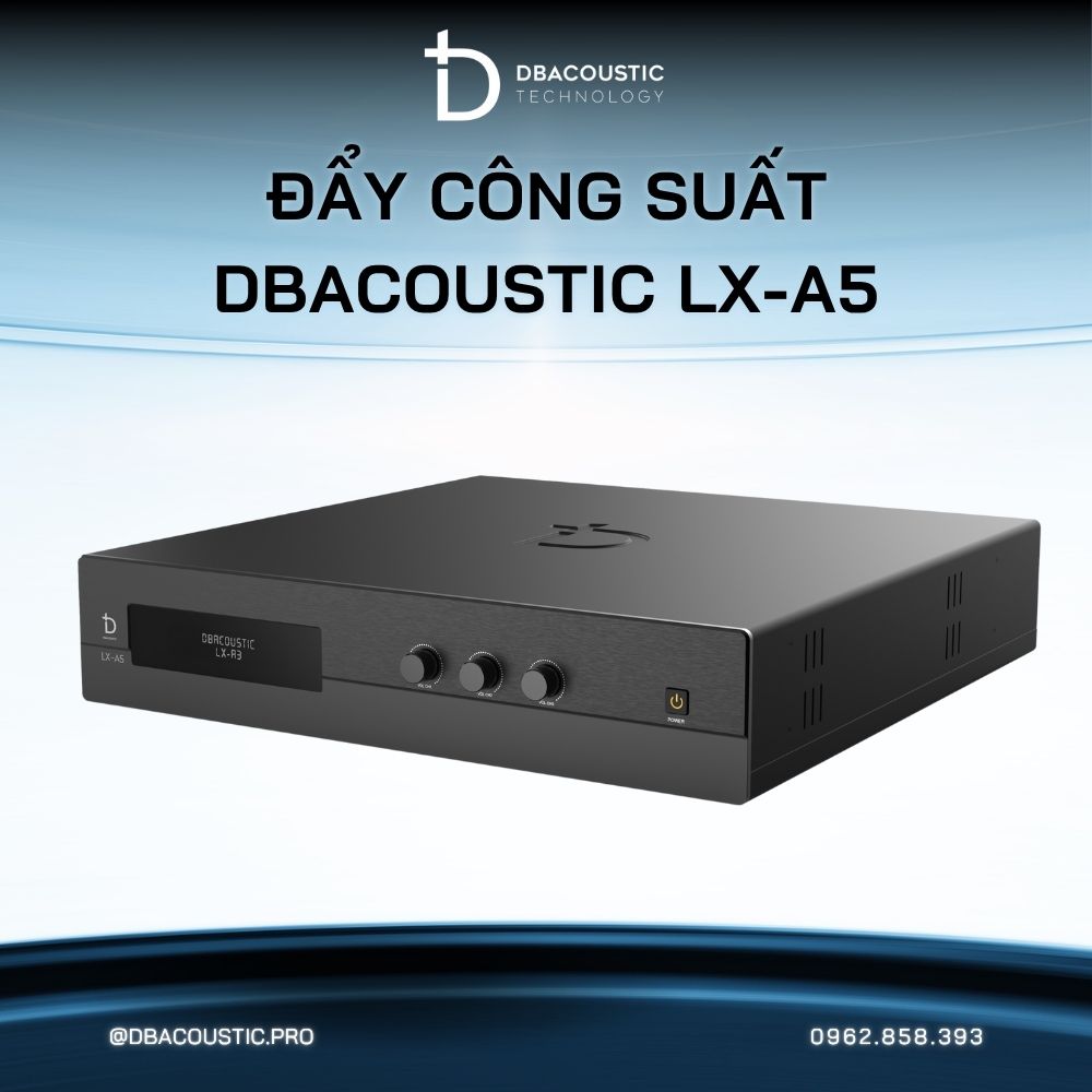 Cục đẩy công suất DBACOUSTIC LX-A5 - Ảnh 6