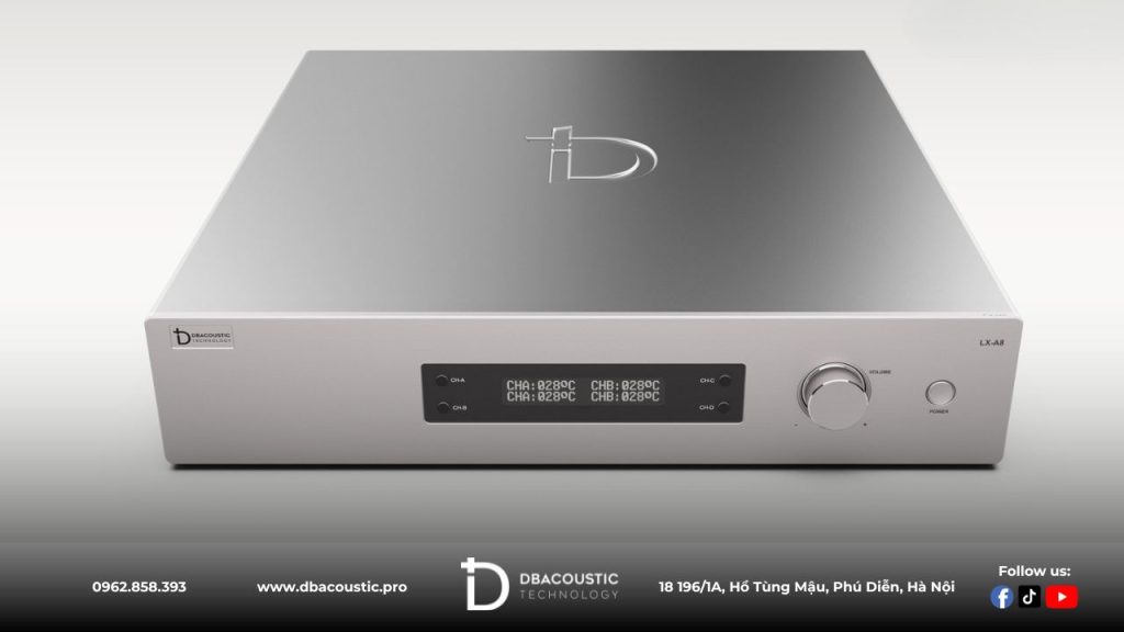 Đẩy DBAcoustic LX-A8 có phần vỏ được làm từ hợp kim cao cấp
