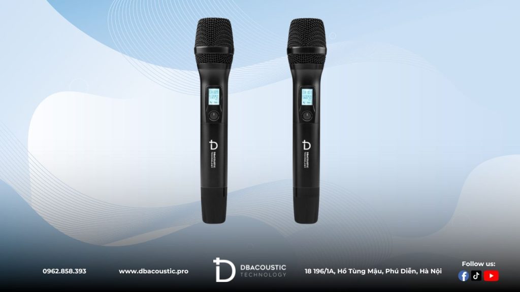 Amply 3 trong 1 DBAcoustic AK600 trang bị thêm 2 mic rời