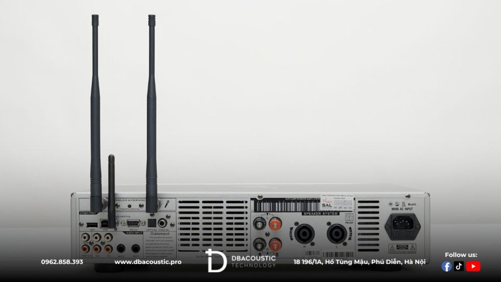 Hệ thống kết nối của DBAcoustic LX-H5 là rất ấn tượng