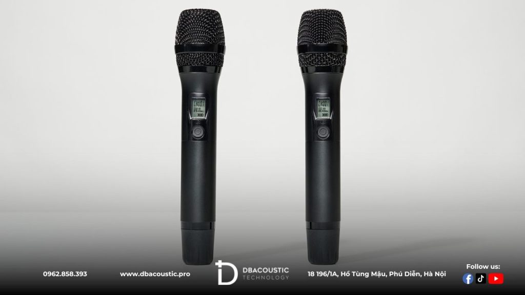 DBAcoustic LX-H5 trang bị 2 mic liền tay