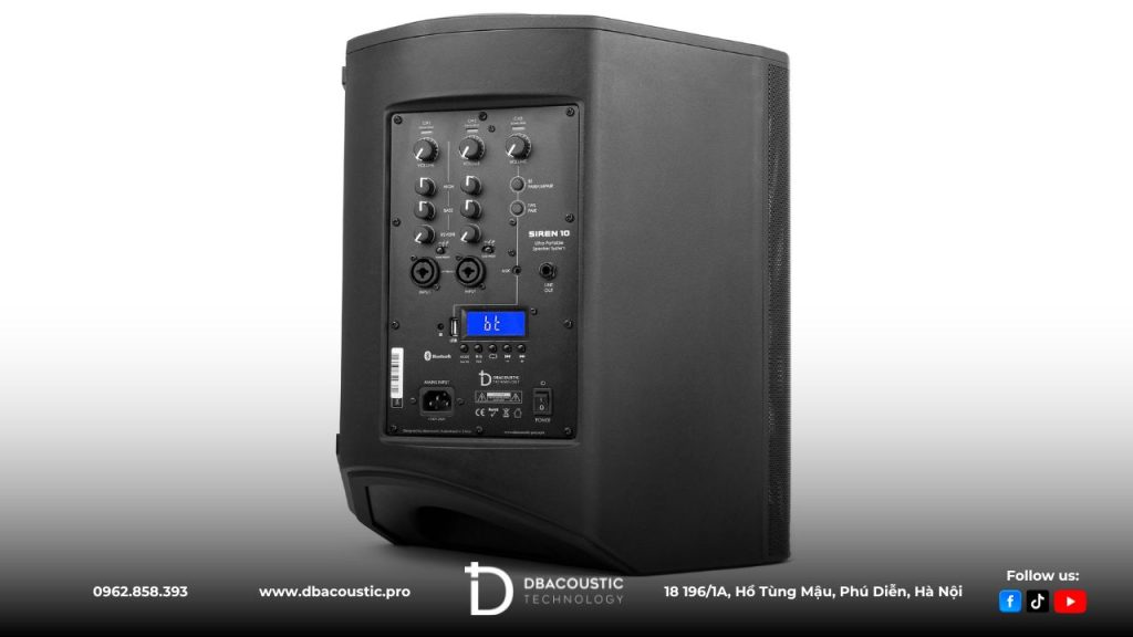 Hệ thống điều khiến nằm ở sau lưng của SIREN 10