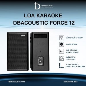 Loa karaoke DBACOUSTIC Force 12