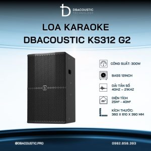 Loa karaoke DBACOUSTIC KS312 G2