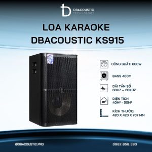 Loa karaoke DBACOUSTIC KS915
