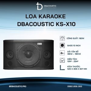 Loa karaoke DBACOUSTIC KS-X10
