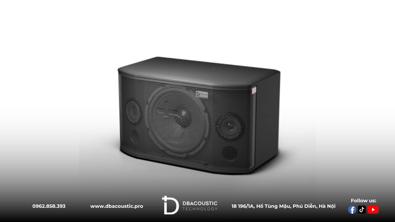 DBAcoustic KSX-10 có thiết kế nằm ngang sang trọng.