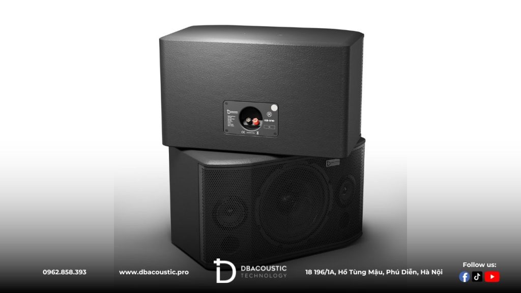 Loa karaoke DBAcoustic KSX-10 sở hữu công suất ấn tượng.