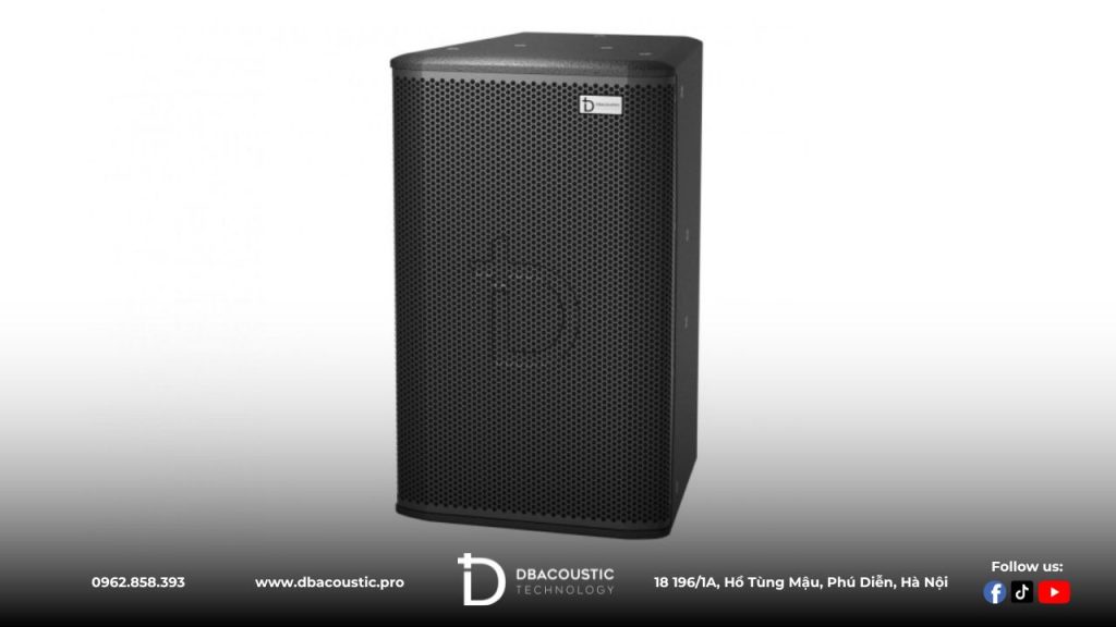 Loa karaoke DBAcoustic LX-S30 G2 có tone đen nổi bật