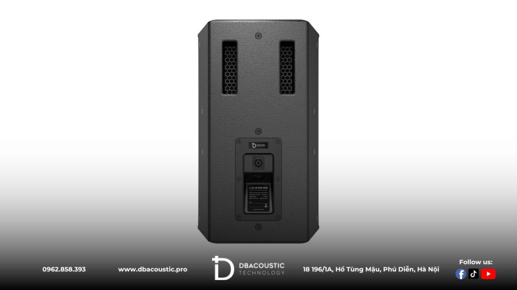 Mặt sau của Loa karaoke DBAcoustic LX-S30 G2 được thiết kế tinh gọn.