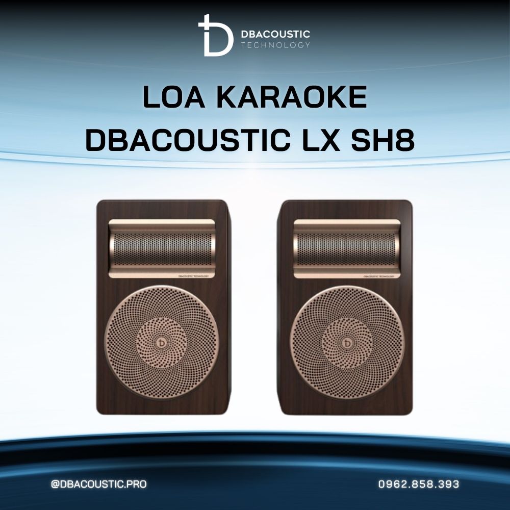 Loa karaoke bookshelf DBACOUSTIC LX-SH8 - Ảnh 3