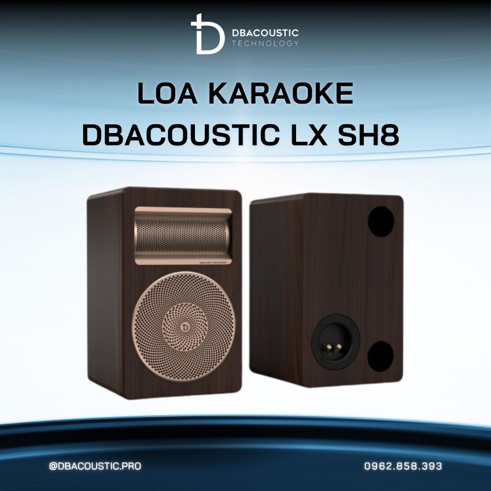 Loa karaoke bookshelf DBACOUSTIC LX-SH8 - Ảnh 6
