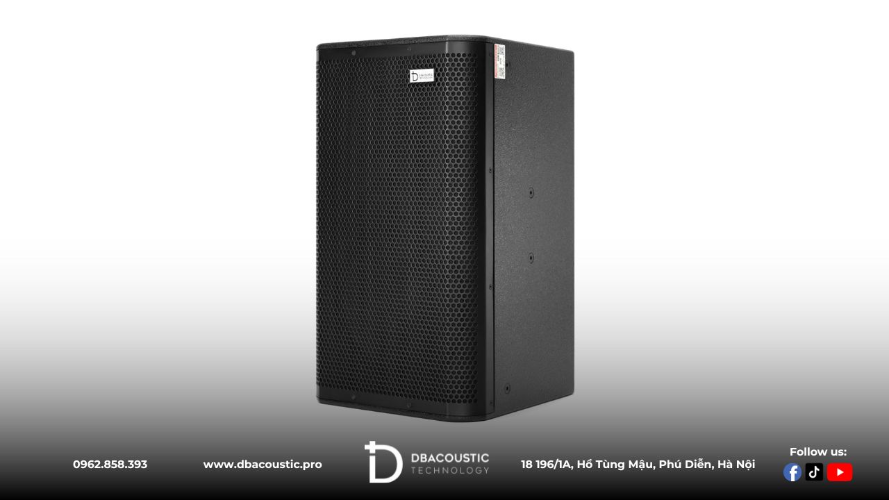 Loa karaoke DBAcoustic Force 10 là loa full range bass 25