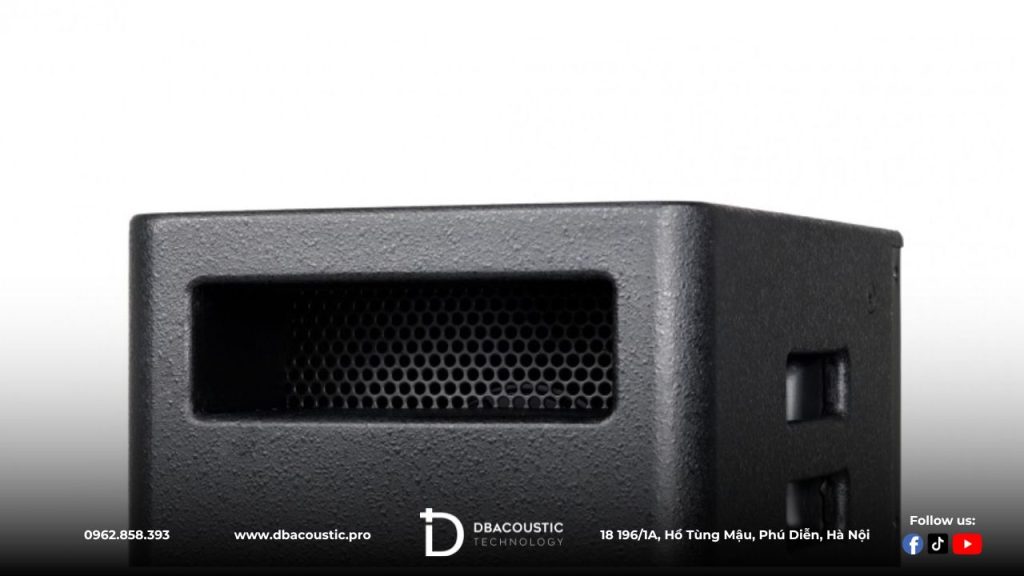 Loa Karaoke DBAcoustic KS912 có ngoại hình cứng cáp, khỏe khoắn.
