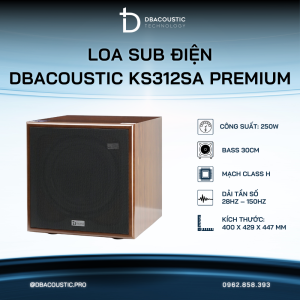 Loa sub điện karaoke DBACOUSTIC KS312SA