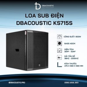 Loa sub hơi karaoke DBACOUSTIC KS715S