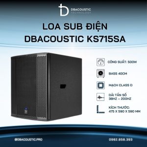 Loa sub điện karaoke DBACOUSTIC KS715SA