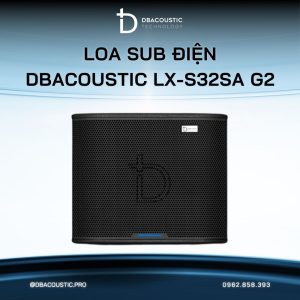 Alternative view of Loa sub điện karaoke DBACOUSTIC LX-S32SA G2