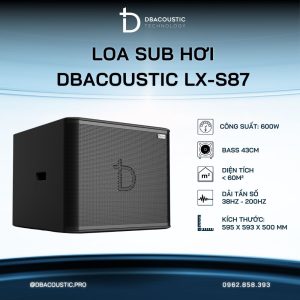 Loa sub hơi karaoke DBACOUSTIC LX-S87